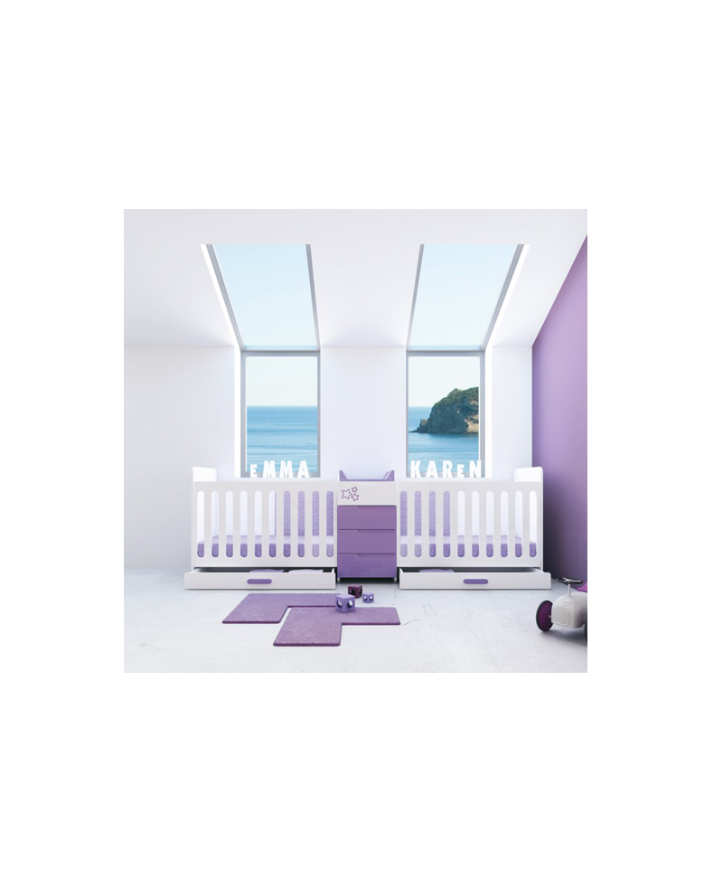 Lit jumeaux évolutif | Baby Concept Tanger - Tétouan Lit jumeaux évolutif | Baby Concept Tanger - Tétouan