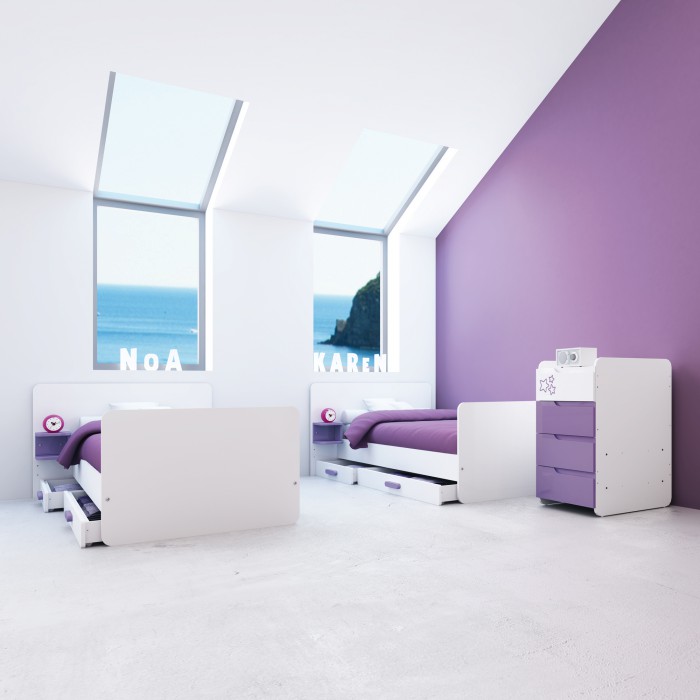 Lit Jumeaux Evolutif Baby Concept Tanger Tetouan