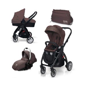 Poussette casualplay Kudu 4 Lava Rock + Metropol + Sono + Sac