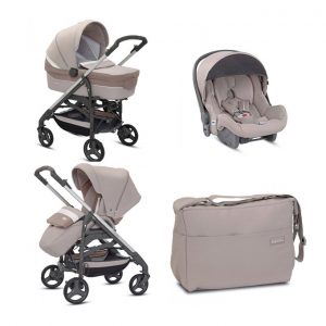 Trio Poussette Trilogy Inglesina Beige - Baby Concept Maroc, Tétouan - Tanger