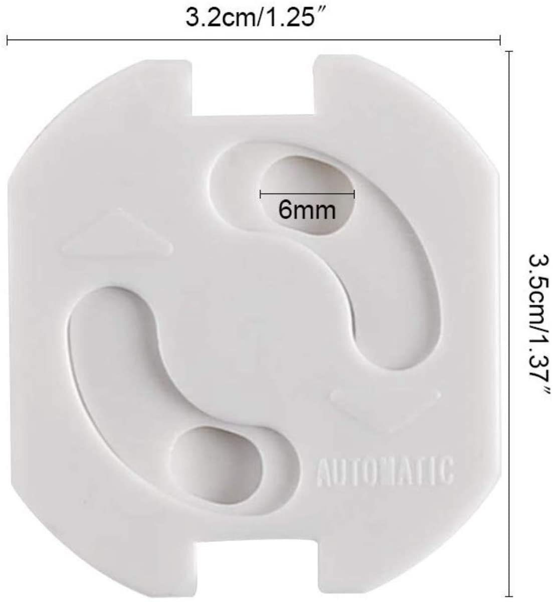 Cache Fil Electrique Cache Prise Bébé 10Pcs - Protection Enfant EU Plug | Sécurité Electrique Sans Outils Cache Prise EU Plug