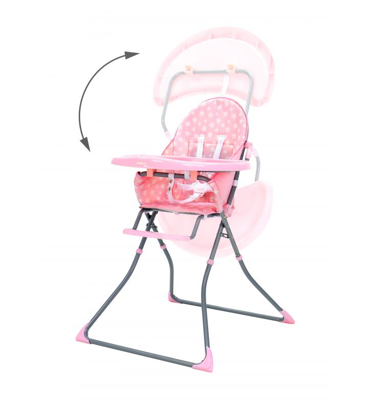 Chaise nomade bébé Pink Stars - Made in Bébé