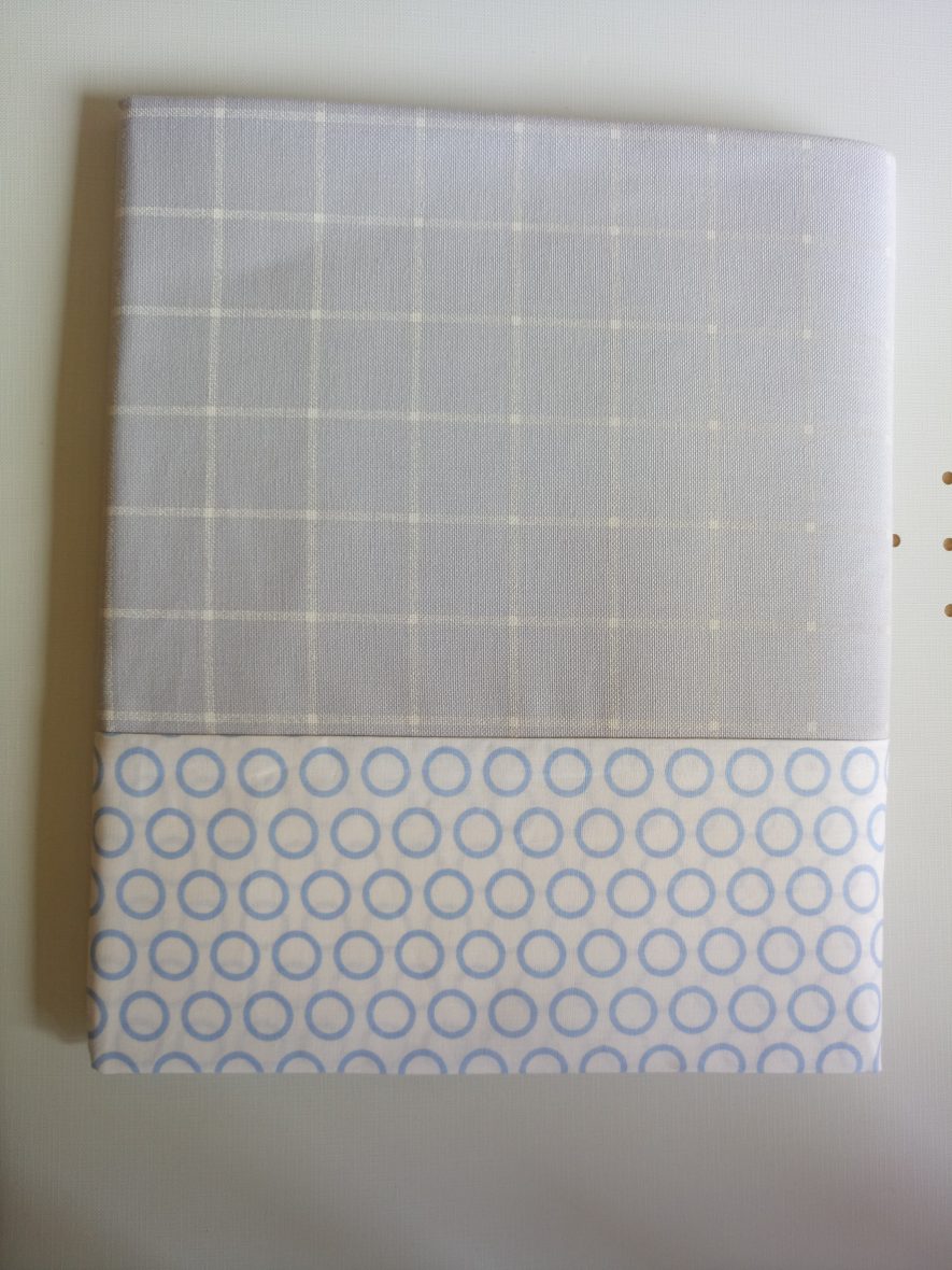JEU HOUSSE DE COUETTE + TAIE 100*140 BLEU/GRIS