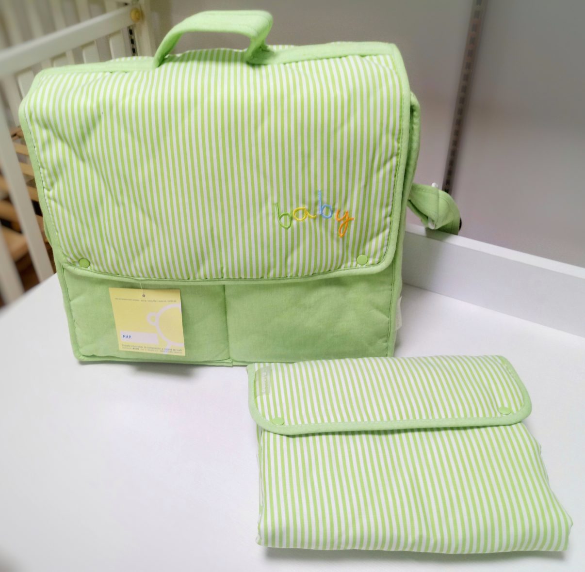KIT BOLSO+VESTIDOR TX-831 BABY VERDE